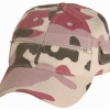 Pink camouflage cap