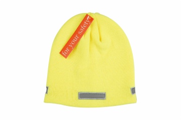 neon knitted hat