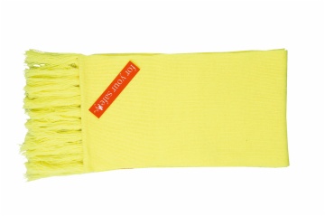 neon knitted scarf